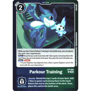 Digimon TCG LM08 LM-058 Parkour Training PR Limited Card Pack FINAL CREST Card Game