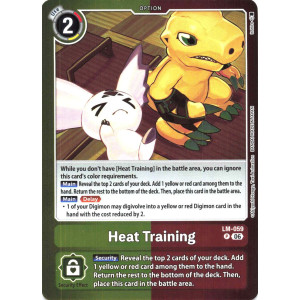 Digimon TCG LM08 LM-059 Heat Training PR Limited Card Pack FINAL CREST Card Game
