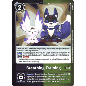 Digimon TCG LM08 LM-062 Breathing Training PR Limited Card Pack FINAL CREST Card Game