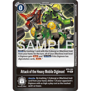 Digimon TCG LM08 BT9-102 Attack of the Heavy Mobile Digimon! C/AA Limited Card Pack FINAL CREST Card Game
