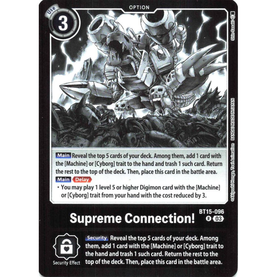 Digimon TCG LM08 BT15-096 Supreme Connection! R/AA Limited Card Pack FINAL CREST Card Game