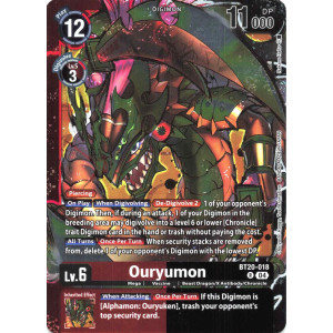Digimon TCG LM08 BT20-018 Ouryumon R/AA Limited Card Pack FINAL CREST Card Game