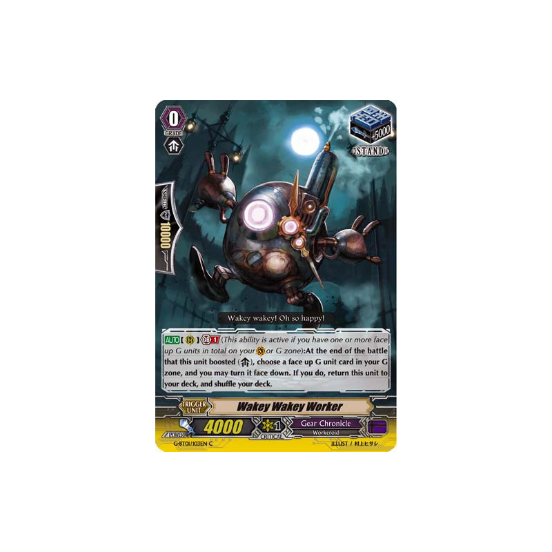 Vanguard_TCG_card_G-BT01_103EN_C_Wakey_Wakey_Worker_Generation_Stride
