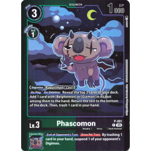 Digimon TCG LM08 P-201 Phascomon P/AA Limited Card Pack FINAL CREST Card Game