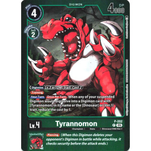 Digimon TCG LM08 P-202 Tyrannomon P/AA Limited Card Pack FINAL CREST Card Game
