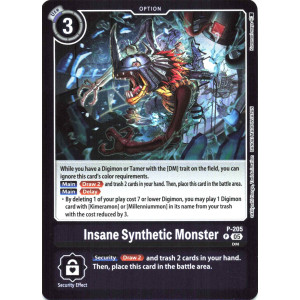 Digimon TCG LM08 P-205 Insane Synthetic Monster P/AA Limited Card Pack FINAL CREST Card Game