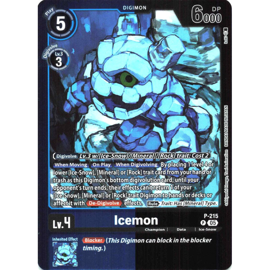 Digimon TCG LM08 P-215 Icemon P/AA Limited Card Pack FINAL CREST Card Game