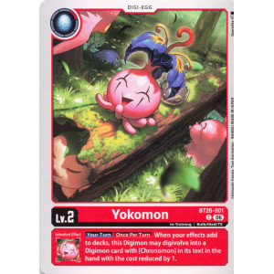 Digimon TCG BT26-001 Yokomon C TIMELESS BONDS Card Game