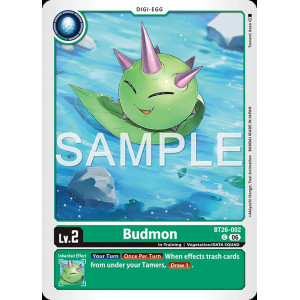 Digimon TCG BT26-002 Budmon C TIMELESS BONDS Card Game