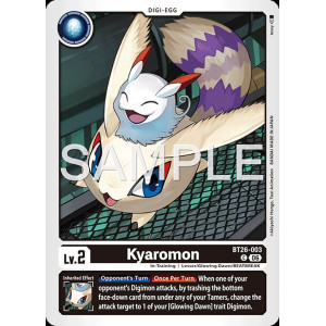 Digimon TCG BT26-003 Kyaromon C TIMELESS BONDS Card Game
