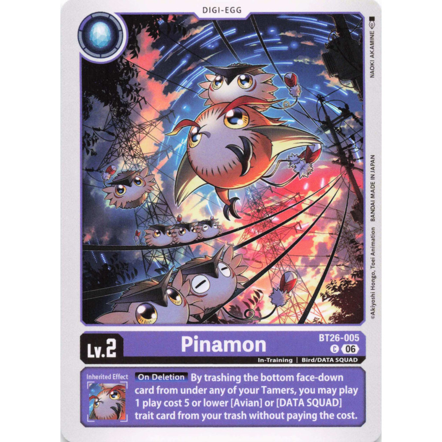 Digimon TCG BT26-005 Pinamon C TIMELESS BONDS Card Game
