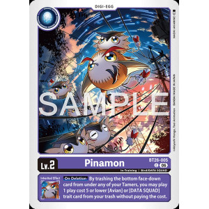 Digimon TCG BT26-005 Pinamon C TIMELESS BONDS Card Game