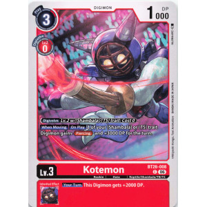 Digimon TCG BT26-008 Kotemon C TIMELESS BONDS Card Game