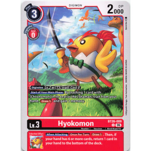 Digimon TCG BT26-009 Hyokomon C TIMELESS BONDS Card Game