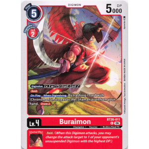 Digimon TCG BT26-011 Buraimon U TIMELESS BONDS Card Game