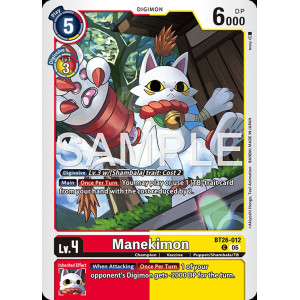 Digimon TCG BT26-012 Manekimon C TIMELESS BONDS Card Game