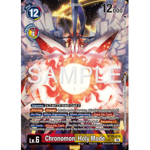Digimon TCG BT26-016AA Chronomon: Holy Mode AA/SR TIMELESS BONDS Card Game