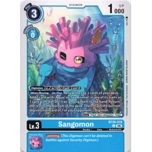 Digimon TCG BT26-018 Sangomon C TIMELESS BONDS Card Game