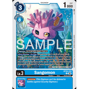 Digimon TCG BT26-018 Sangomon C TIMELESS BONDS Card Game