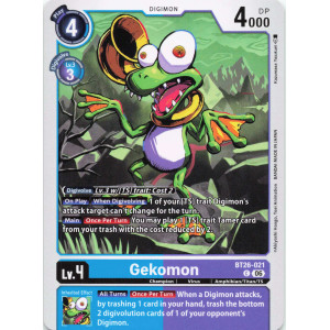 Digimon TCG BT26-021 Gekomon C TIMELESS BONDS Card Game