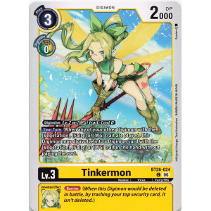 Digimon TCG BT26-024 Tinkermon C TIMELESS BONDS Card Game
