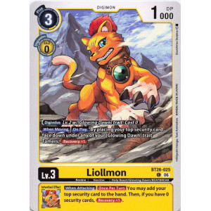 Digimon TCG BT26-025 Liollmon C TIMELESS BONDS Card Game