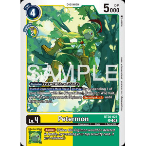 Digimon TCG BT26-027 Petermon U TIMELESS BONDS Card Game