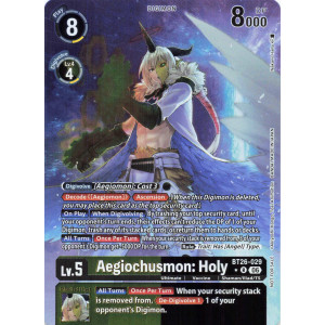 Digimon TCG BT26-029AA Aegiochusmon: Holy AA/R TIMELESS BONDS Card Game
