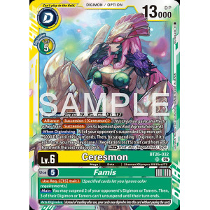 Digimon TCG BT26-032 Ceresmon SR TIMELESS BONDS Card Game