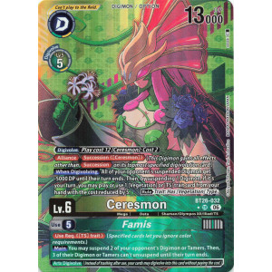 Digimon TCG BT26-032AA Ceresmon AA/SR TIMELESS BONDS Card Game