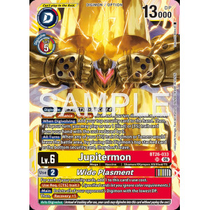 Digimon TCG BT26-033 Jupitermon SR TIMELESS BONDS Card Game