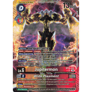 Digimon TCG BT26-033AA Jupitermon AA/SR TIMELESS BONDS Card Game