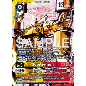 Digimon TCG BT26-033AA2 Jupitermon AA2/SR TIMELESS BONDS Card Game