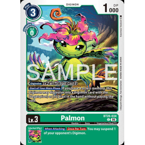 Digimon TCG BT26-034 Palmon C TIMELESS BONDS Card Game