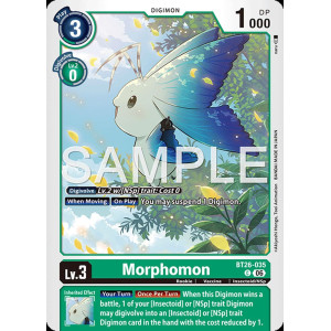 Digimon TCG BT26-035 Morphomon C TIMELESS BONDS Card Game