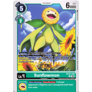 Digimon TCG BT26-039 Sunflowmon C TIMELESS BONDS Card Game