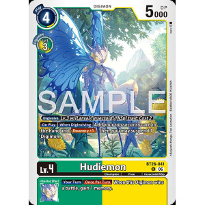 Digimon TCG BT26-041 Hudiemon U TIMELESS BONDS Card Game