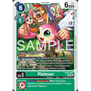 Digimon TCG BT26-043 Piximon C TIMELESS BONDS Card Game