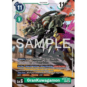 Digimon TCG BT26-045 GranKuwagamon U TIMELESS BONDS Card Game