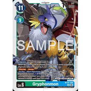 Digimon TCG BT26-046 Gryphonmon C TIMELESS BONDS Card Game