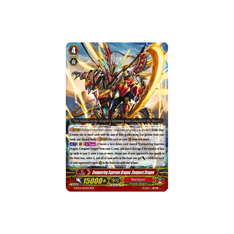 Vanguard_TCG_card_G-BT02_003EN_RRR_Conquering_Supreme_Dragon_Conquest_Dragon_Soaring_Ascent_of_Gale_Blossom
