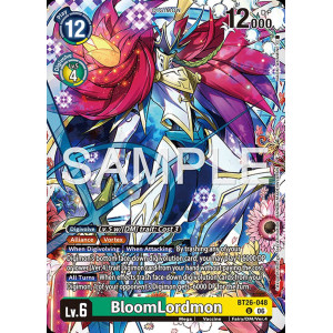 Digimon TCG BT26-048 BloomLordmon U TIMELESS BONDS Card Game