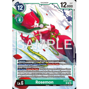 Digimon TCG BT26-049 Rosemon R TIMELESS BONDS Card Game