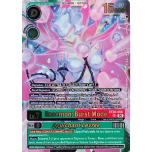 Digimon TCG BT26-050 Rosemon: Burst Mode UR TIMELESS BONDS Card Game