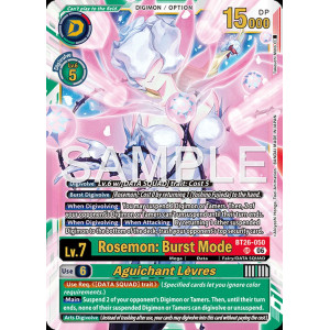 Digimon TCG BT26-050 Rosemon: Burst Mode UR TIMELESS BONDS Card Game