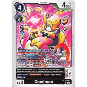 Digimon TCG BT26-051 Gomimon C TIMELESS BONDS Card Game