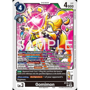 Digimon TCG BT26-051 Gomimon C TIMELESS BONDS Card Game