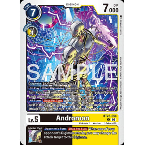 Digimon TCG BT26-054 Andromon U TIMELESS BONDS Card Game