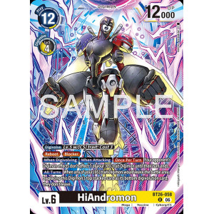 Digimon TCG BT26-058 HiAndromon R TIMELESS BONDS Card Game
