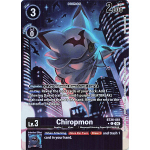 Digimon TCG BT26-061AA Chiropmon AA/C TIMELESS BONDS Card Game